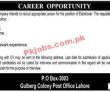 Jobs In Public Sector Company Lahore