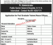 Jobs In Public Sector General Hospital Islamabad