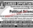 Jobs in Quaid e Azam Law College