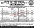 Jobs in Quaid e Azam Rangers School & College Hyderabad