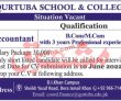 Jobs In Qurtuba School & College