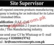 Jobs In Reputed Concrete Products Manufacturing Company