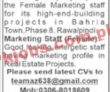 Jobs In Reputed Real Estate Marketing Company