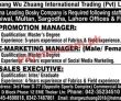 Jobs in Shang Wu Zhuang International Trading Pvt Ltd