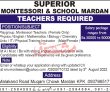 Jobs In Superior Montessori & School Mardan