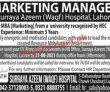 Jobs In Surraya Azeem Waqf Hospital Lahore