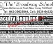 Jobs In The Broadway School