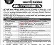Jobs In The Punjab Schools Lahore