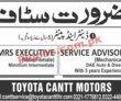Jobs In Toyota Cantt Motors