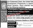 Jobs in UNDP