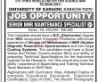 Jobs in UOK University of Karachi