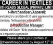 Jobs In Unithreads Global Private Limited