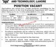 Jobs In University Of Engineering And Technology Uet Lahore