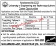 Jobs In University Of Engineering And Technology Uet Lahore