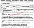Jobs in University of Jhang