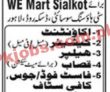 Jobs In We Mart Sialkot