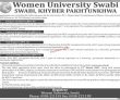 Jobs in Women University Swabi