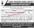 Jobs In Zarai Taraqiati Bank Limited Ztbl