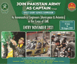 Join Pakistan Army As Captain Through Service Commissioned 2021