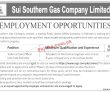 Karachi Sui Southern Gas Company Ssgc Pakistan Govt Today Jobs