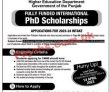Latest Fully Funded Scholarships Punjab Educational Endowment Fund Peef