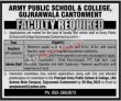 Latest Govt Jobs Army Public Schools & Colleges System Jobs