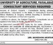 Latest Uaf Jobs 2023 | University Of Agriculture Headquarters Announced Latest