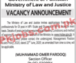 Ministry of Law & Justice Announced Latest PK Jobs 2021