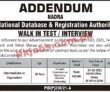 Nadra Pk Jobs 2021 | National Database & Registration Authority