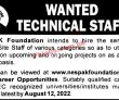 Nespak Jobs 2022 | Nespak Foundation Headquarters Announced Latest Advertisement