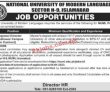 Numl Jobs 2022 | National University Of Modern Languages Headquarters