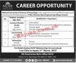 Nust Jobs 2022 | National University Of Sciences & Technology