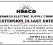 New Latest Jobs Pakistan Hyderabad Electric Supply Company Hesco Jobs