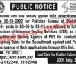 Pbs Jobs 2022 | Pakistan Bureau Of Statistics Pbs Headquarters