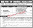Pgga Jobs 2022 | Pakistan Girls Guides Association Pgga