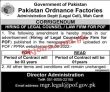 Pof Jobs 2022 | Pakistan Ordnance Factories Administration Department Head