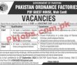 Pof Latest Jobs 2023 | Pakistan Ordnance Factories Jobs 2023