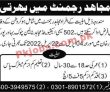 Pak Army Jobs 2022 | Pakistan Army Mujahid Force Headquarters