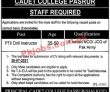 Pakistan Army Cadet College Announced Latest Pk Job 2021