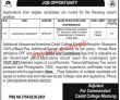 Pakistan Army Cadet College Announced Pk Jobs 2021