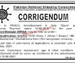Pakistan National Shipping Corporation (pnsc) Management Pk Jobs 2021