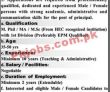 Rangers Jobs 2022 | Pakistan Rangers Public School & College