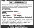 Rawalpindi Pakistan Oilfield Limited New Govt In Pakistan Jobs 2022