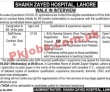 Shaikh Zayed Hospital Latest Advertisement PK Jobs 2021