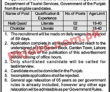 Tourism & Archeology Department Management PK Jobs 2021