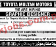 Toyota Motors Latest Management PK Jobs 2021
