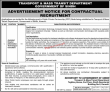 Transport Department Pk Jobs 2021 | Ministry Of Transport &