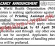 Who Jobs 2022 | World Health Organization Who Pakistan Regional